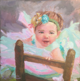 In her Tutu